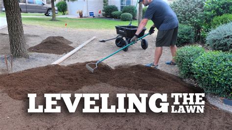 how to level garden mini digger|how to level a yard.